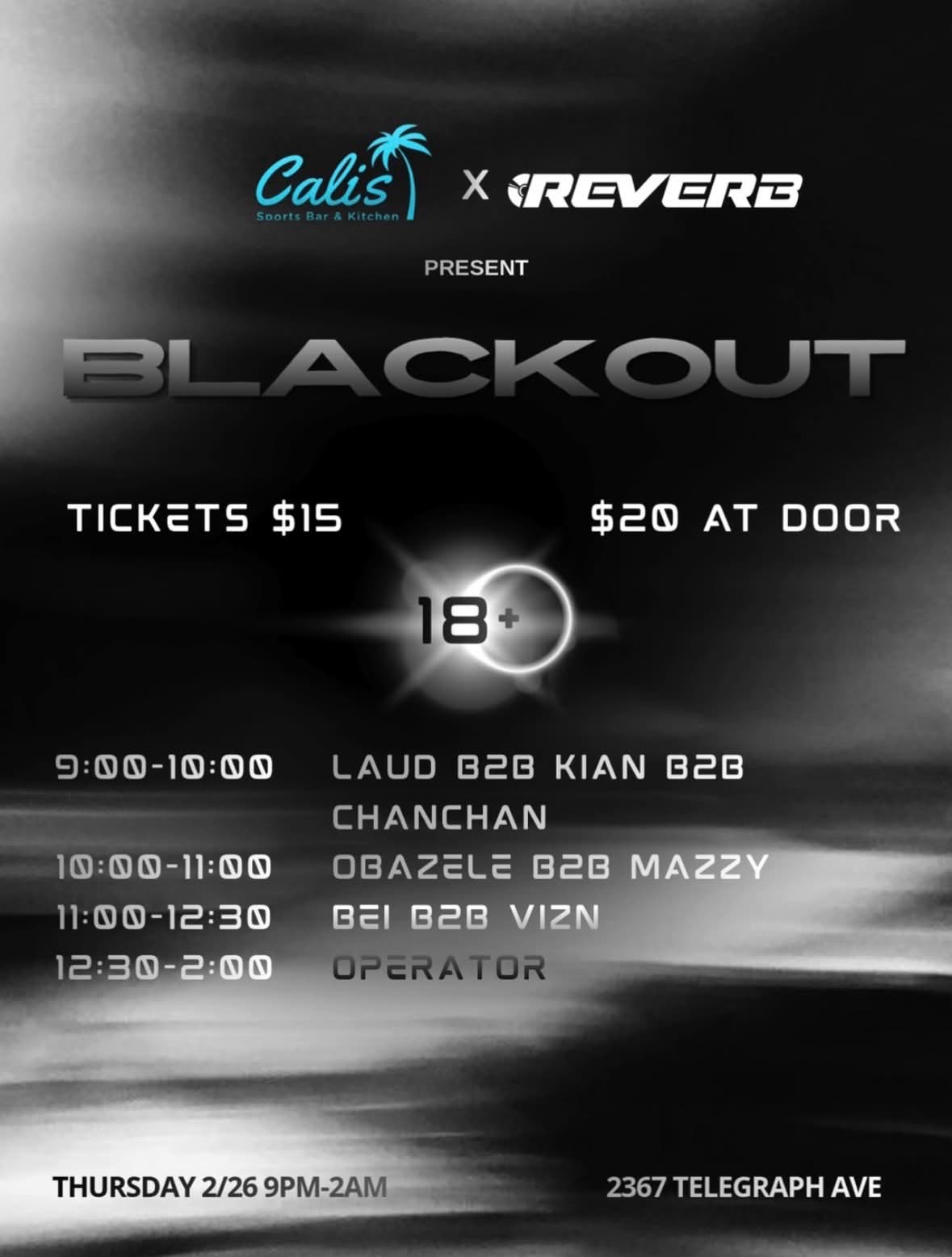 REVERB x CALIS BLACKOUT